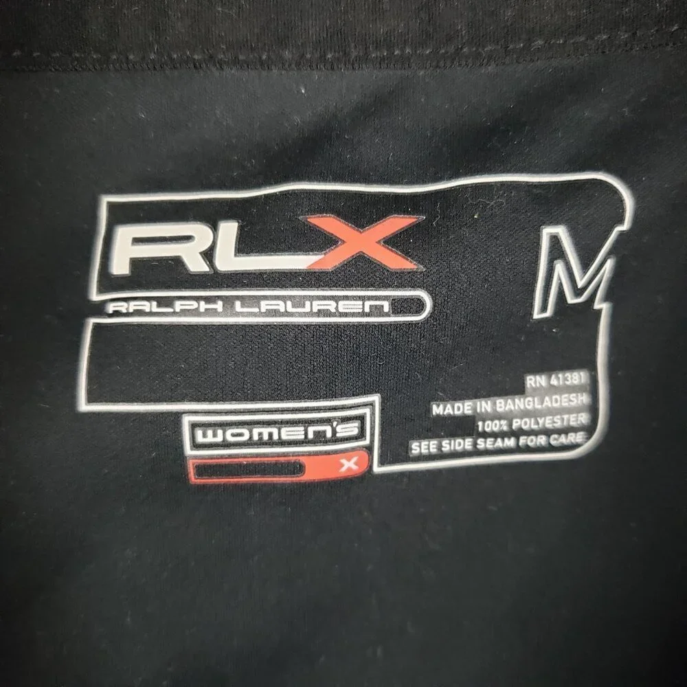 RLX Ralph Lauren Lightweight Vest Womens Black High Neck Size Medium - Picture 6 of 11